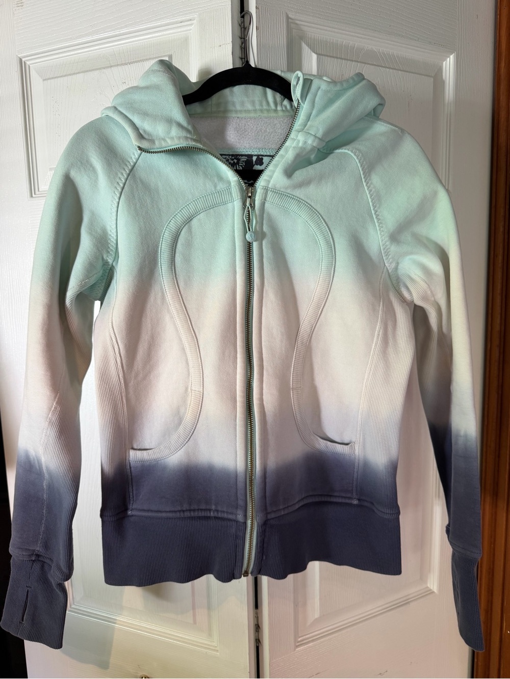 Lululemon Special Edition Scuba Hoodie in Aquamarine Dip Dye